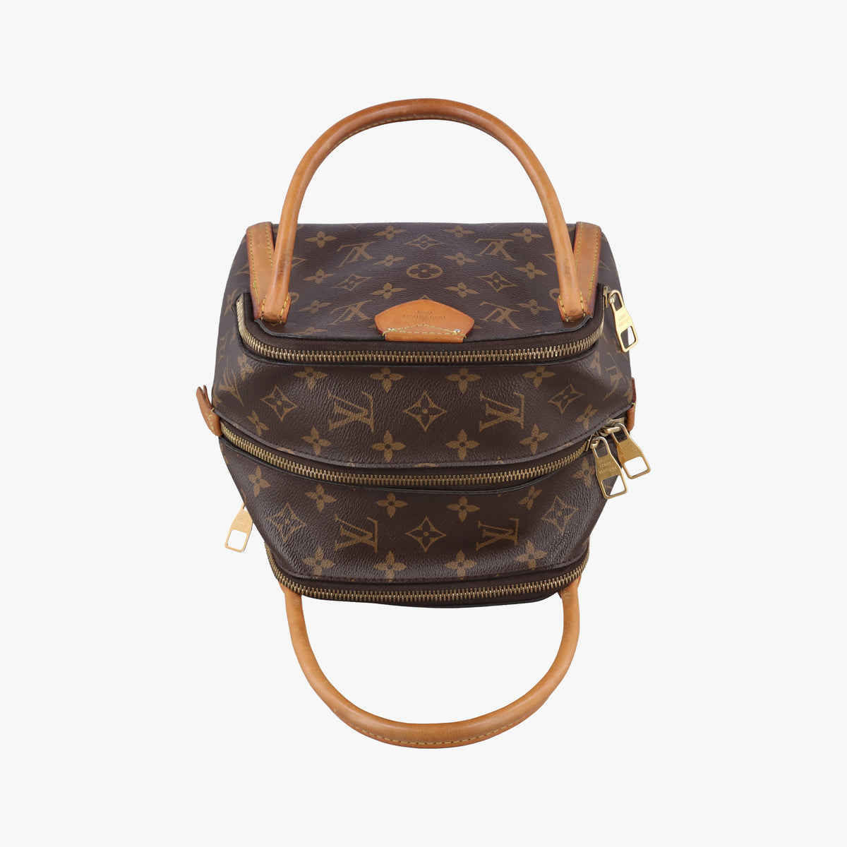 Pre-owned Louis Vuitton Marais BB brown×beige Monogram Canvas M41071 handbag | stylenewstar