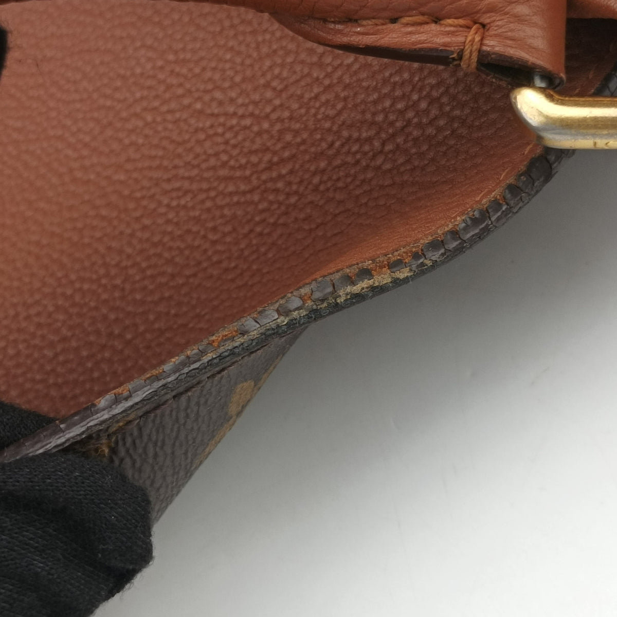 OLYMPE Brown×CAMEL Monogram Canvas×calf leather M40580 SP0182オランプ モノグラム/ブラウン×キャメル モノグラムキャンバス×カーフレザー M40580 SP0182