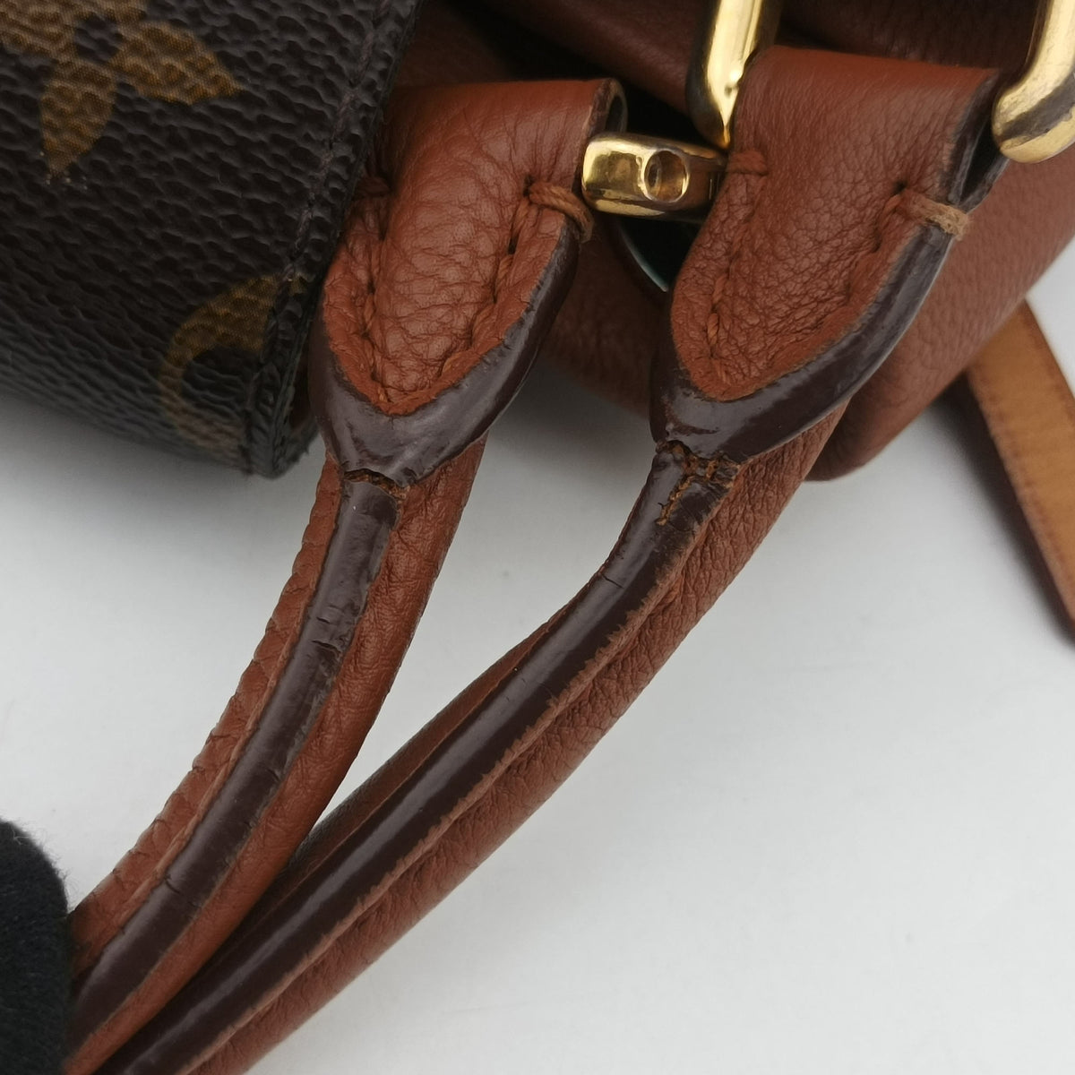 OLYMPE Brown×CAMEL Monogram Canvas×calf leather M40580 SP0182オランプ モノグラム/ブラウン×キャメル モノグラムキャンバス×カーフレザー M40580 SP0182