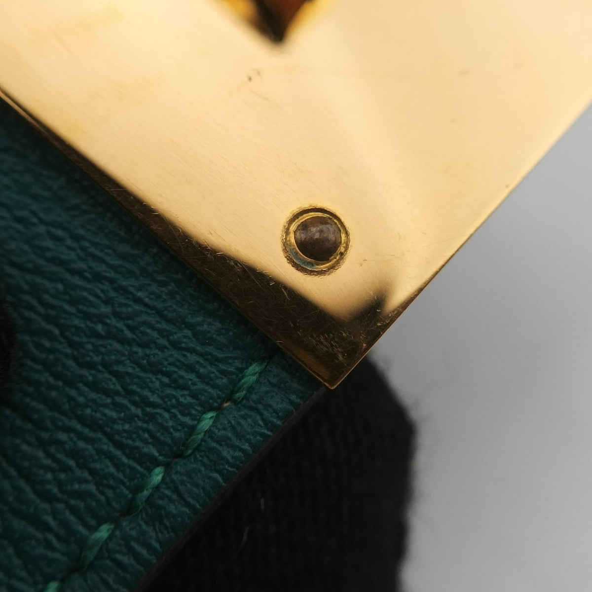 Kelly Style Lock Green×golden Leather × GP X MZ 460BTケリー スタイル ロック グリーン×ゴールド レザー×GP X MZ 460BT