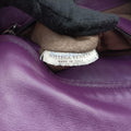 Pre-owned Bottega Veneta Intrecciato Purple lambskin  shoulderbag | stylenewstar