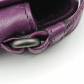 Pre-owned Bottega Veneta Intrecciato Purple lambskin  shoulderbag | stylenewstar