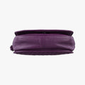 Pre-owned Bottega Veneta Intrecciato Purple lambskin  shoulderbag | stylenewstar