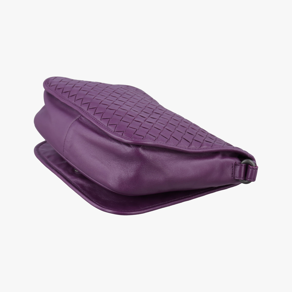 Pre-owned Bottega Veneta Intrecciato Purple lambskin  shoulderbag | stylenewstar