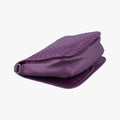 Pre-owned Bottega Veneta Intrecciato Purple lambskin  shoulderbag | stylenewstar