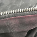 GG Imprime Messenger Black PVC coated canvas 211107 F6716936GGインプリメ メッセンジャー ブラック PVCコーティングキャンバス 211107 F6716936