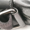 GG Imprime Messenger Black PVC coated canvas 211107 F6716936GGインプリメ メッセンジャー ブラック PVCコーティングキャンバス 211107 F6716936