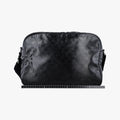 GG Imprime Messenger Black PVC coated canvas 211107 F6716936GGインプリメ メッセンジャー ブラック PVCコーティングキャンバス 211107 F6716936