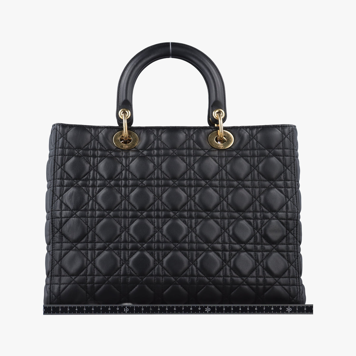Secondhand Christian Dior Lady Dior Black lambskin  handbag | stylenewstar