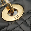 Secondhand Christian Dior Lady Dior Black lambskin  handbag | stylenewstar