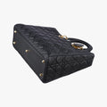 Secondhand Christian Dior Lady Dior Black lambskin  handbag | stylenewstar