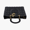 Secondhand Christian Dior Lady Dior Black lambskin  handbag | stylenewstar