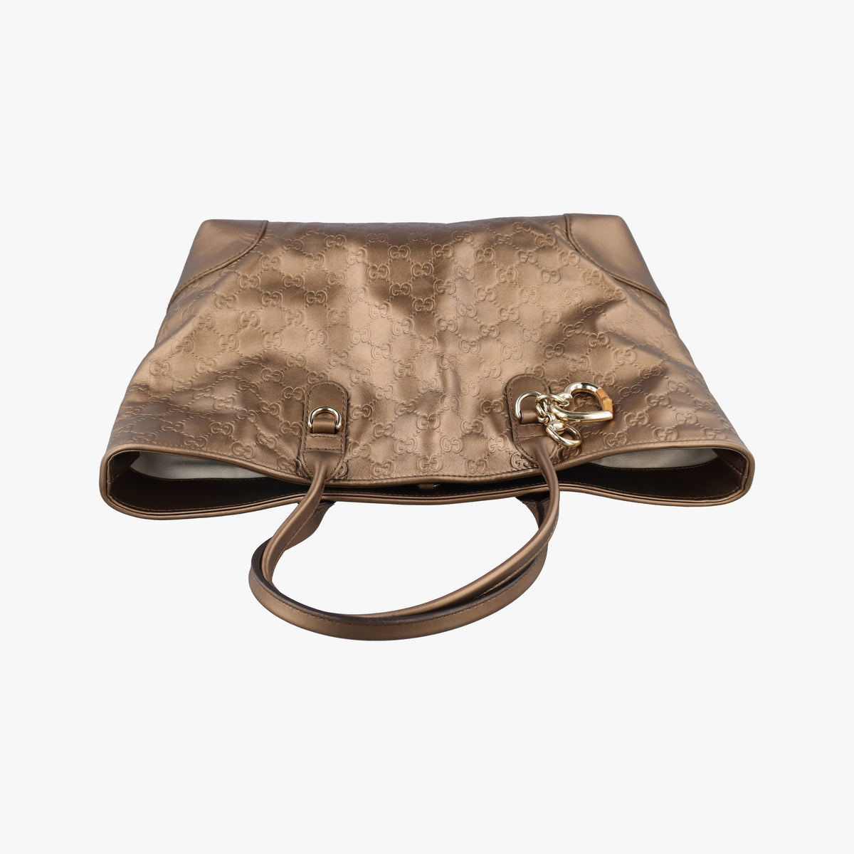 Heart Bit charm Brown leather 269956 G010234242ハートビット チャーム ブラウン レザー 269956 G010234242