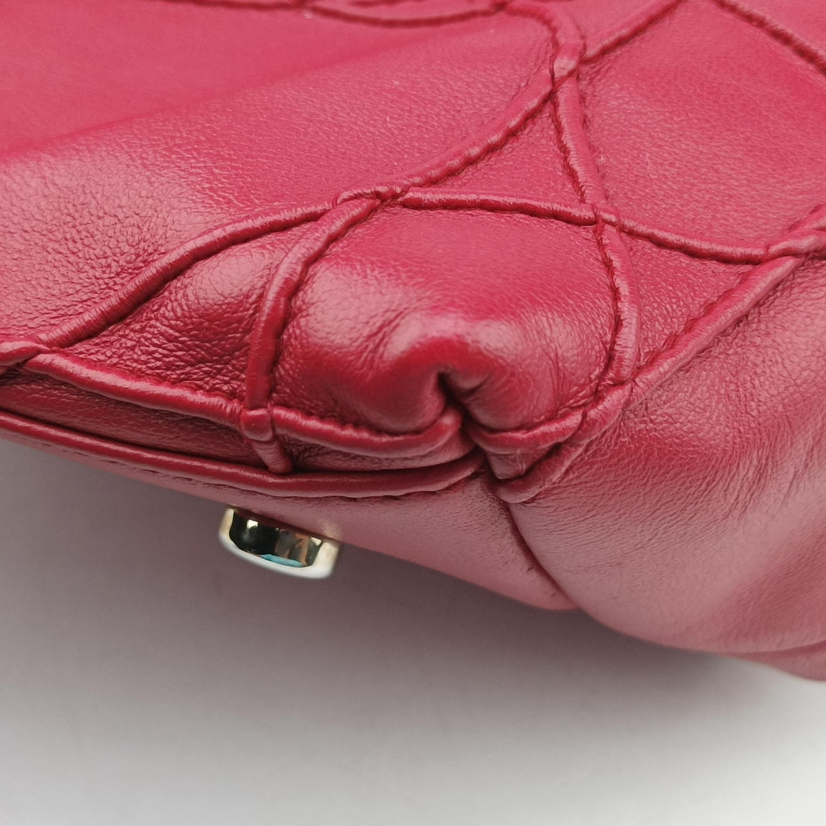 Secondhand Christian Dior Granville Red lambskin  shoulderbag | stylenewstar