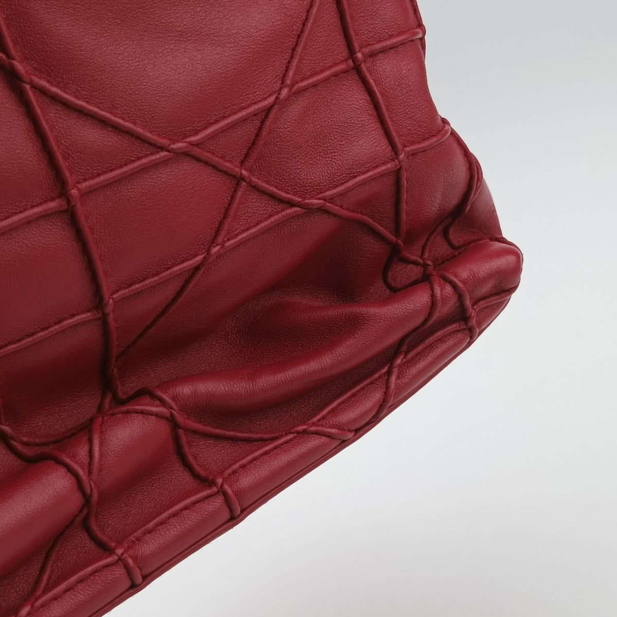 Secondhand Christian Dior Granville Red lambskin  shoulderbag | stylenewstar