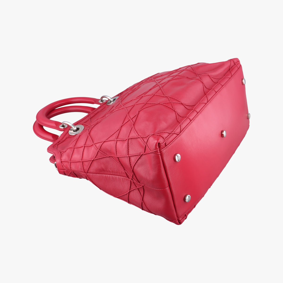 Secondhand Christian Dior Granville Red lambskin  shoulderbag | stylenewstar