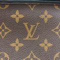 Vintage Louis Vuitton TORRES Brown×black Monogram Macassar×calf leather M40387 shoulderbag | stylenewstar