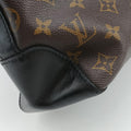 Vintage Louis Vuitton TORRES Brown×black Monogram Macassar×calf leather M40387 shoulderbag | stylenewstar