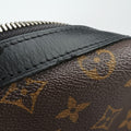 Vintage Louis Vuitton TORRES Brown×black Monogram Macassar×calf leather M40387 shoulderbag | stylenewstar