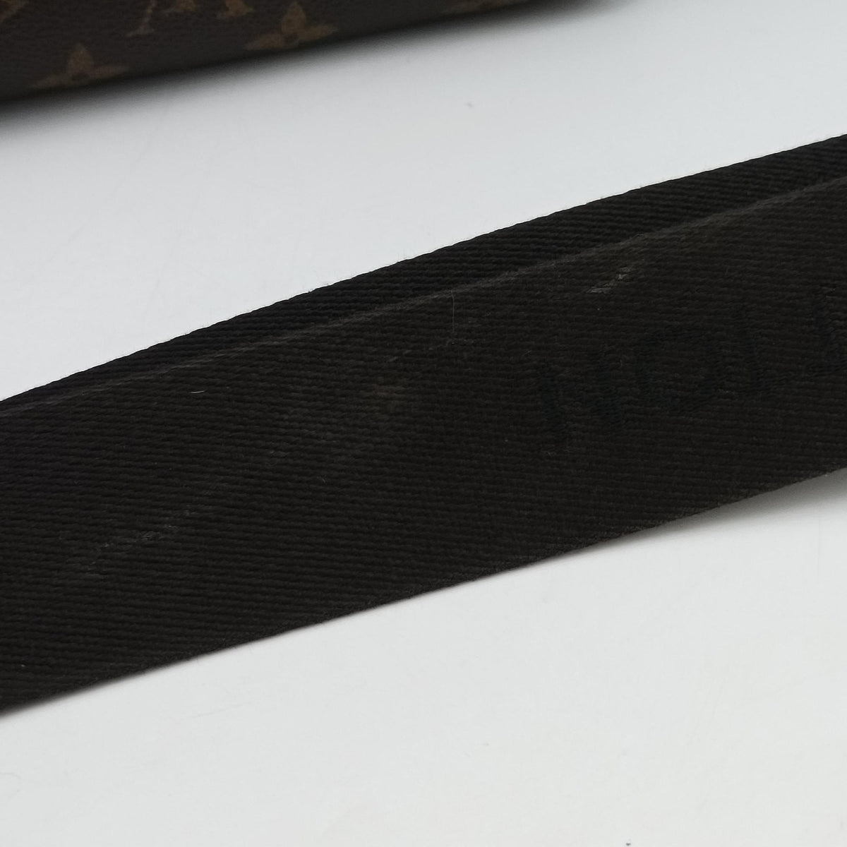 Vintage Louis Vuitton TORRES Brown×black Monogram Macassar×calf leather M40387 shoulderbag | stylenewstar