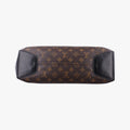 Vintage Louis Vuitton TORRES Brown×black Monogram Macassar×calf leather M40387 shoulderbag | stylenewstar