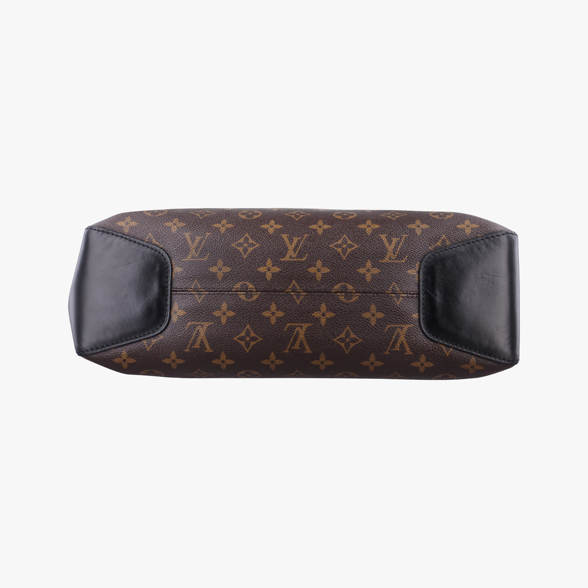 Vintage Louis Vuitton TORRES Brown×black Monogram Macassar×calf leather M40387 shoulderbag | stylenewstar