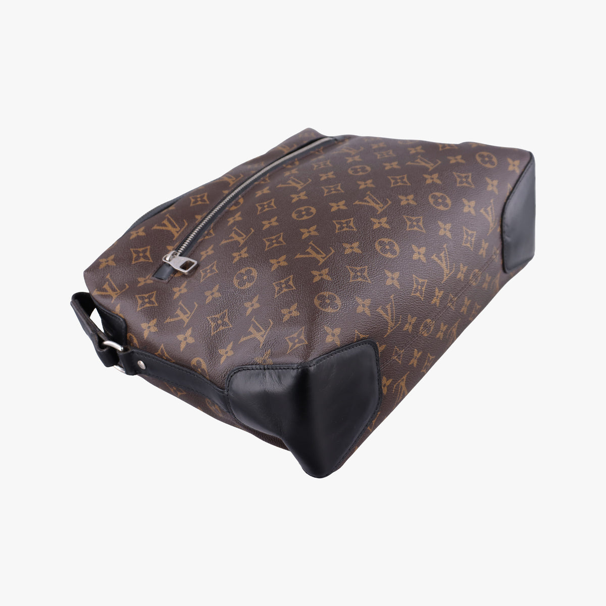 Vintage Louis Vuitton TORRES Brown×black Monogram Macassar×calf leather M40387 shoulderbag | stylenewstar