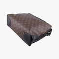 Vintage Louis Vuitton TORRES Brown×black Monogram Macassar×calf leather M40387 shoulderbag | stylenewstar