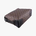 Vintage Louis Vuitton TORRES Brown×black Monogram Macassar×calf leather M40387 shoulderbag | stylenewstar