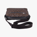 Vintage Louis Vuitton TORRES Brown×black Monogram Macassar×calf leather M40387 shoulderbag | stylenewstar