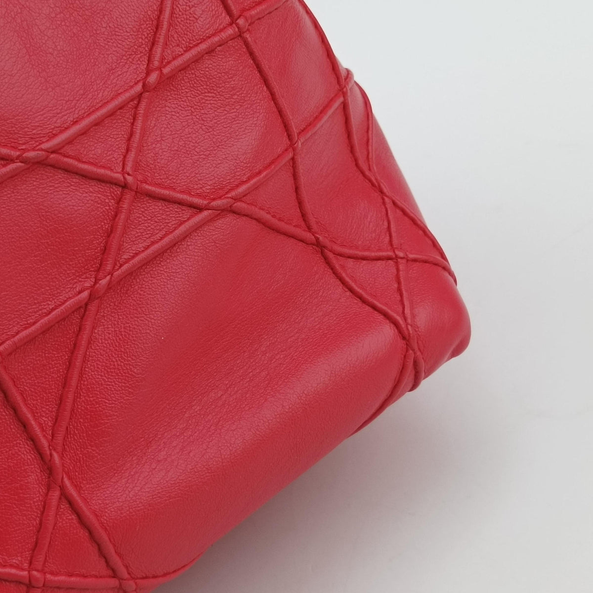 Pre-owned Christian Dior Granville Pink lambskin  shoulderbag | stylenewstar