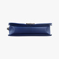 Pre-owned Chanel BOY CHANEL Blue leather A92193 shoulderbag | stylenewstar