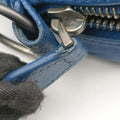 Pre-owned Bottega Veneta Intrecciato Blue lambskin  shoulderbag | stylenewstar