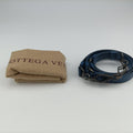 Pre-owned Bottega Veneta Intrecciato Blue lambskin  shoulderbag | stylenewstar