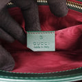 Pre-owned Gucci ZUMI Green Leather 576388 shoulderbag | stylenewstar