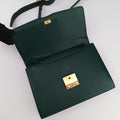 Pre-owned Gucci ZUMI Green Leather 576388 shoulderbag | stylenewstar