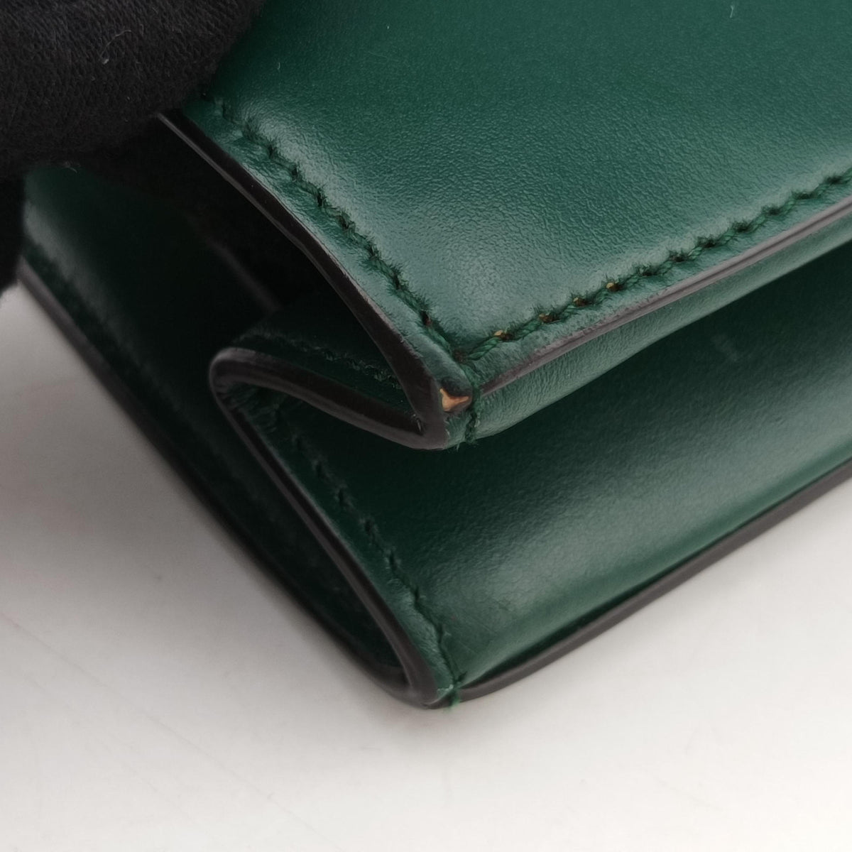 Pre-owned Gucci ZUMI Green Leather 576388 shoulderbag | stylenewstar