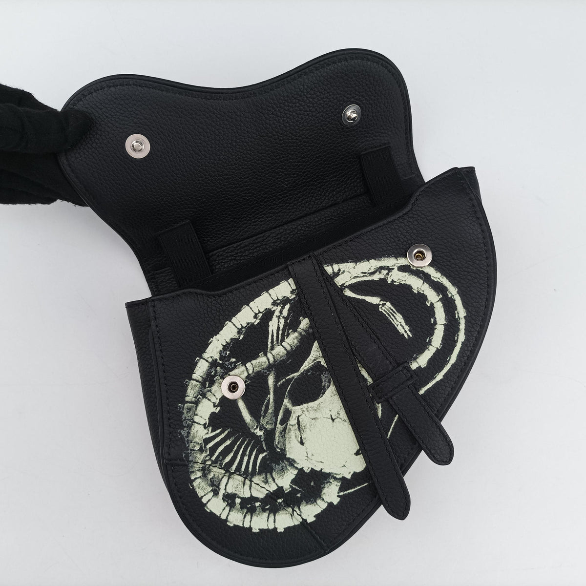 Vintage Christian Dior Cactus Jack Saddle Black Leather  bum bag/waist bag | stylenewstar