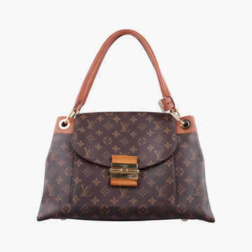 Pre-owned Louis Vuitton OLYMPE Brown×Avane Monogram Canvas×calf leather M40925 handbag | stylenewstar