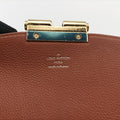 Pre-owned Louis Vuitton OLYMPE Brown×Avane Monogram Canvas×calf leather M40925 handbag | stylenewstar