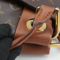 Pre-owned Louis Vuitton OLYMPE Brown×Avane Monogram Canvas×calf leather M40925 handbag | stylenewstar