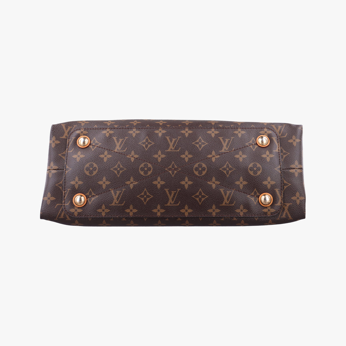 Pre-owned Louis Vuitton OLYMPE Brown×Avane Monogram Canvas×calf leather M40925 handbag | stylenewstar