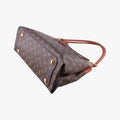 Pre-owned Louis Vuitton OLYMPE Brown×Avane Monogram Canvas×calf leather M40925 handbag | stylenewstar