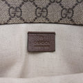 Pre-owned Gucci NEO VINTAGE GG Supreme beige x Brown PVC coated canvas×Leather 493930 bum bag/waist bag | stylenewstar