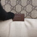 Pre-owned Gucci NEO VINTAGE GG Supreme beige x Brown PVC coated canvas×Leather 493930 bum bag/waist bag | stylenewstar