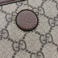 Pre-owned Gucci NEO VINTAGE GG Supreme beige x Brown PVC coated canvas×Leather 493930 bum bag/waist bag | stylenewstar