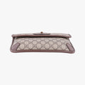 Pre-owned Gucci NEO VINTAGE GG Supreme beige x Brown PVC coated canvas×Leather 493930 bum bag/waist bag | stylenewstar