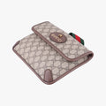 Pre-owned Gucci NEO VINTAGE GG Supreme beige x Brown PVC coated canvas×Leather 493930 bum bag/waist bag | stylenewstar