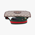 Pre-owned Gucci NEO VINTAGE GG Supreme beige x Brown PVC coated canvas×Leather 493930 bum bag/waist bag | stylenewstar