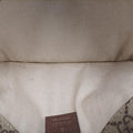 Pre-owned Gucci NEO VINTAGE GG Supreme beige x Brown PVC coated canvas×Leather 493930 bum bag/waist bag | stylenewstar